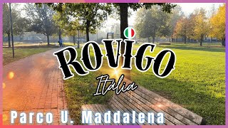 Explorando Rovigo: Parque no Outono + Passeio de Carro  🇮🇹🚗🍂