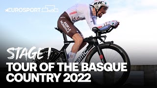 The Tour of the Basque Country 2022 - Stage 1 Highlights | Cycling | Eurosport