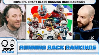 2024 NFL Draft Class Running Back Rankings | PFF NFL Show