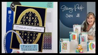 Take 2 Tuesday Class 14. More of my May Sizzix Collection and adding in Metallic