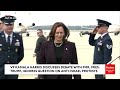 breaking kamala harris discusses debate with trump ignores question about anti israel protests