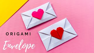 ORIGAMI ENVELOPE | Cute Mothers Day Gift Envelope | Easy Origami Note Folding | Fun Crafts