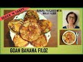 Goan Banana Filoz / Easy Goan Banana Filos Recipe / Banana Pancakes With Wheat Flour