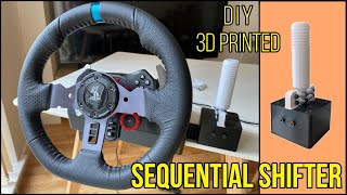 DIY Sequential Shifter for Sim Racing - Logitech G29 - 3D PRINTED