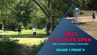 2023 St. Louis Open | Round 1 F9 | Free, Johnson, Harbolt, Beauchamp