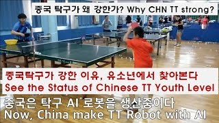 中國 탁구가 강한 이유, 그 숨겨진 비밀을 찾아서 1편: 유소년 Chinese Table Tennis Youth