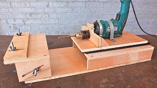 Great drill idea for you/ Woodworking tips using a homemade hand drill