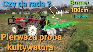 Próba kultywatora Bomet 1,8m Dorado YANMAR F24D