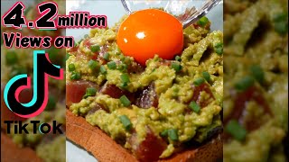 【TikTok】 AVOCADO \u0026 TUNA TOAST 【4.2M views】#Shorts