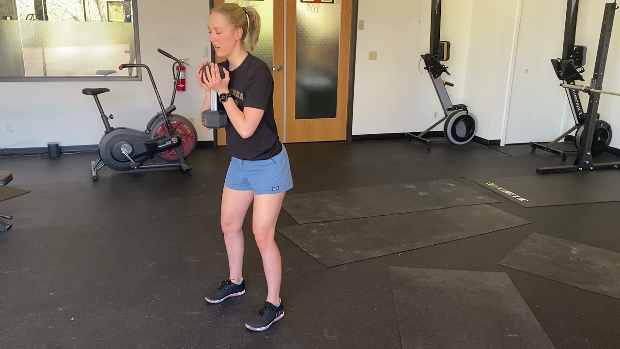 Eccentric Goblet Squat Youtube