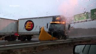 VIDEO: Truck Accident on New Jersey Turnpike I-95