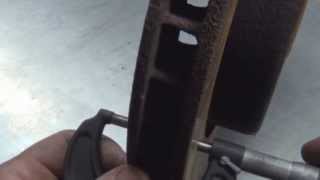 How to measure Brake Rotors and how to use a micrometer measure brake rotors