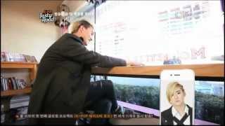 U-Kiss's Eli calling Kevin  [cut]