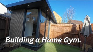 Home Gym Build.  Garden Room Timelapse.