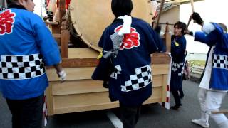 2012年　本祭り　（しんぺい）　そりゃすすめ　華卯太鼓