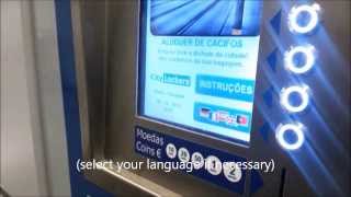 Left Luggage Lockers Lisbon - Rossio metro station - how to deposit