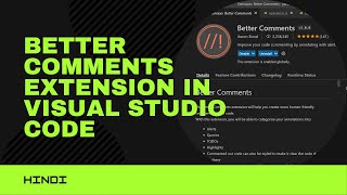 How to Improve Comments in Visual Studio Code?