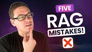Stop Making These 5 Mistakes With Your RAG Applications!