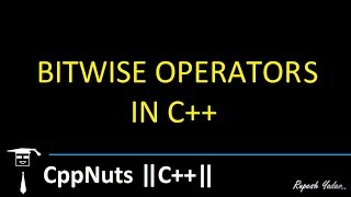 Bitwise Operators In C++