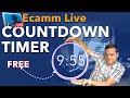 Ecamm Live Animated Countdown Timers | Learn how a countdown timer can improve your live stream.