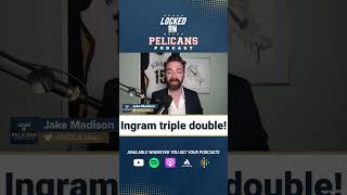 Brandon Ingram puts up first career triple double for the New Orleans Pelicans