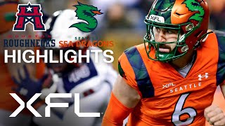 XFL: Houston Roughnecks vs. Seattle Sea Dragons Full Game Highlights