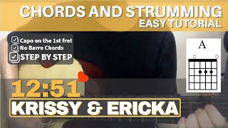 12:51 - Krissy & Ericka | Super Easy Guitar Chords Tutorial | Step By Step Tutorial x INTRO w/ TABS