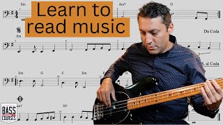 Reading Music on Bass Guitar [With Play Along]