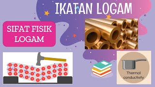 Ikatan Logam (Proses Pembentukan Ikatan Logam) dan Sifat Fisik Logam - Kimia X - Ikatan Kimia