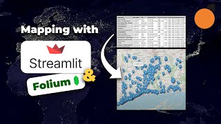 Folium + Streamlit - Creating Maps in Streamlit Applications using Folium / Caching in Streamlit