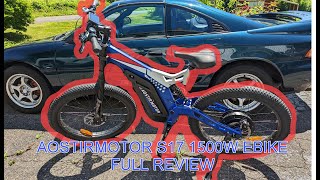 The Best E-Bike Ever?! 1500w Aostirmotor S17 ebike - Review