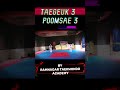 poomsae taekwondo taegeuk 3 taekwondo poomsae 3 shorts taekwondo youtube shortsfeed