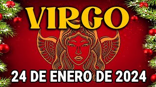 😍💖*𝟐 𝐂𝐨𝐬𝐚𝐬 𝐌á𝐠𝐢𝐜𝐚𝐬* 𝐪𝐮𝐞 𝐥𝐥𝐞𝐠𝐚𝐧 𝐚 𝐭𝐮 𝐯𝐢𝐝𝐚!🌈  Horóscopo de hoy Virgo ♍ 24 de Enero de 2024|Tarot