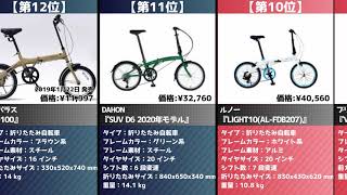 2分でわかる！今売れてる「折りたたみ自転車」おすすめランキング20選