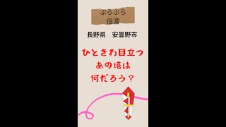 【長野県・安曇野市】豊科でひときわ目立つあの塔を観察してみました