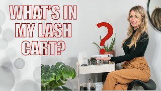 Lash Artist Tips | WHAT'S IN MY LASH CART | What I Use Every Day When I Lash!