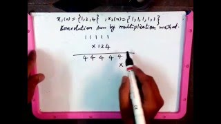 How to find convolution sum using multiplication method