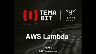 06 - AWS Lambda Creating (part 1)