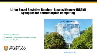 Li-ion Based Resistive Random-Access Memory (RRAM) Synapses for  Neuromorphic Comp... | Rabiul Islam