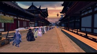 【劍俠情緣3 Online】《武》幫會合照花絮(長安西市篇)