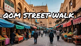 Traveling Iran Qom City Streets Walk Middle East