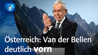 Österreich: Van der Bellen laut Hochrechnung wieder als Präsident gewählt