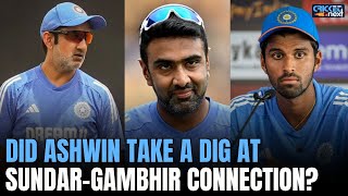 Champions Trophy 2025: Did R Ashwin Take a Dig At Washington Sundar-Gautam Gambhir Connection?