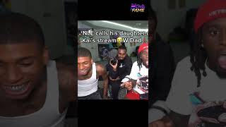 NLE Choppa Called His Daughter With Kai Cenat… Then This Happened 😭🖤 #kingvon#nlechoppa
