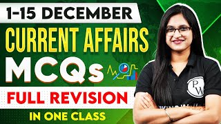 Current Affairs Revision 2024 | 01 - 15 December 2024 | Current Affairs Marathon | Shushmita Ma'am