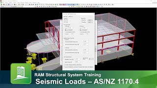 Generating Seismic Loads in RAM Frame according to the AS/NZ 1170.4