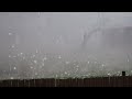 Hailstorm Gradobicie Hagel 26.08.2023 Benediktbeuern Bayern Germany