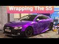 Audi S5 V8 Project- (Pt2) - How Hard Can It Be To wrap My Car. (pt1 of 2)