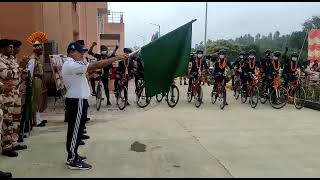 ITBP Cycle Rally at Sector HQrs, Lucknow flagged off to Bareilly by Sh S K Sharma, IG Eastern Ftr