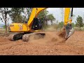 jcb js 205sc รุ่นใหม่ล่าสุด หุ่นเพียวบ้างรีวิวการทำงานแบบเต็มๆ